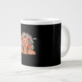Oh Deer Moderne Ästhetik Jumbo-Tasse (Vorderseite Rechts)