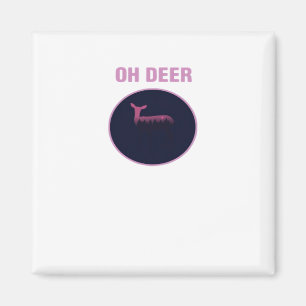 Oh Deer Moderne Ästhetik Magnet