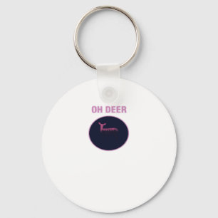 Oh Deer Moderne Ästhetik Schlüsselanhänger