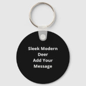 Oh Deer Moderne Ästhetik Schlüsselanhänger (Rückseite)