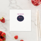 Oh Deer Moderne Ästhetik Serviette (Beispiel)