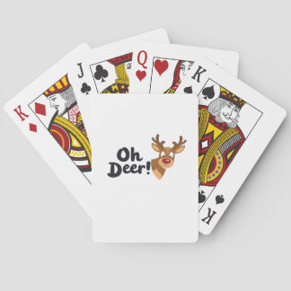 Oh Deer Moderne Ästhetik Spielkarten