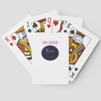 Oh Deer Moderne Ästhetik Spielkarten