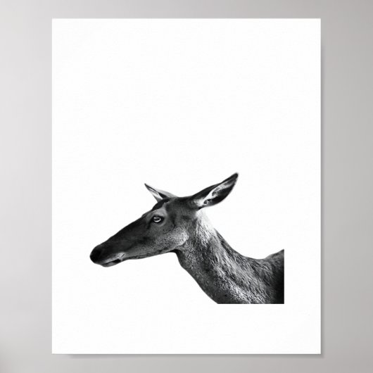 Oh Deer Moderne Ästhetik-Vibe Poster (Vorne)