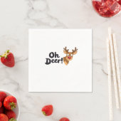 Oh Deer Moderner Ästhetikstil Serviette (Beispiel)