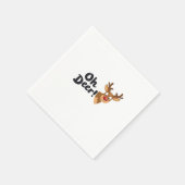Oh Deer Moderner Ästhetikstil Serviette (Ecke)