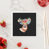 Oh Deer Moderner Künstlerischer Stil  Serviette (Beispiel)