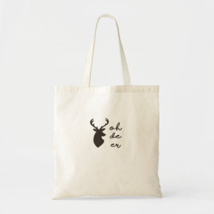 Oh Deer Modernes Grafik-Style-Totentasche Tragetasche