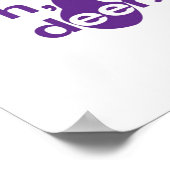 Oh Deer Natural Woodland Style  Poster (Ecke)