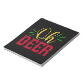 Oh Deer Notizblock (Rotiert)