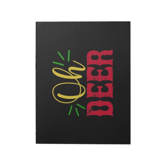 Oh Deer Notizblock (Rotiert)