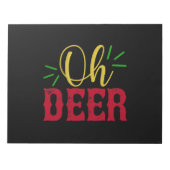 Oh Deer Notizblock (Vorderseite)