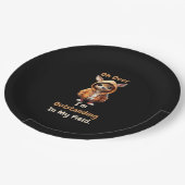 Oh Deer Outstanding In My Field Funny Humor Pappteller (Schrägansicht)