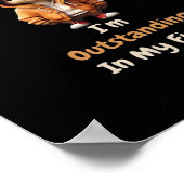 Oh Deer Outstanding In My Field Funny Humor Poster (Ecke)