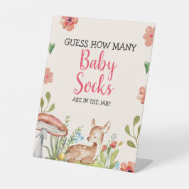 Oh Deer Party Dekorationen Girl Baby Shower Game Sockelschild