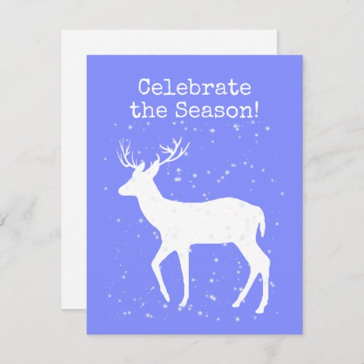 Oh Deer Party Einladungen (Vorne/Hinten)