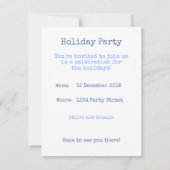 Oh Deer Party Einladungen (Rückseite)