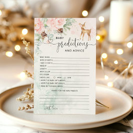 Oh Deer Pink elegante Vorhersagen und Ratgeber Kar