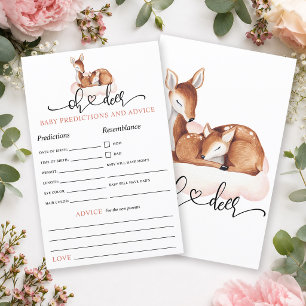 Oh Deer Pink Woodland Baby Vorhersagen & Ratschläg