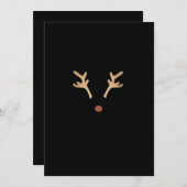 Oh Deer Playful Artistic Expression Feiertagskarte (Vorne/Hinten)