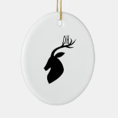 Oh Deer Pun Creative Style Keramik Ornament (Rechts)