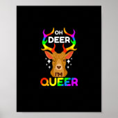 Oh Deer Queer Creative Modern Style  Poster (Vorne)
