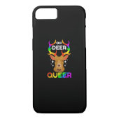 Oh Deer Queer Funny LGBTQ Pride Awareness Case-Mate iPhone Hülle (Rückseite)
