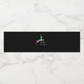 Oh Deer Queer Funny Pun LGBT Pride Celebration  Wasserflaschenetikett (Einzelnes Label)