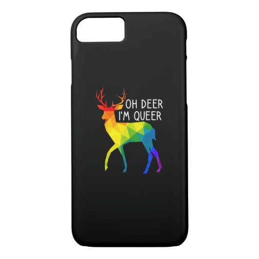 Oh Deer Queer LGBTQ Pride Celebration Month  Case-Mate iPhone Hülle (Rückseite)