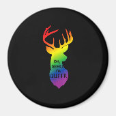 Oh Deer Queer Pride Celebration Funny LGBT Gift Magnet (Vorne)