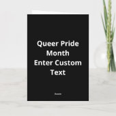 Oh Deer Queer Pride Month Celebration Gift Karte (Rückseite)