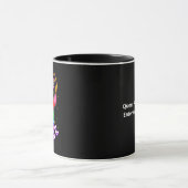 Oh Deer Queer Pride Month Celebration Gift Tasse (Zentrum)