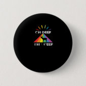 Oh Deer Queer Trendy Aesthetic Design  Button (Vorderseite)