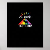 Oh Deer Queer Trendy Aesthetic Design Poster (Vorne)