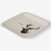 Oh Deer Reindeer Pappteller (Gewinkelt)