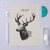 Oh Deer Reindeer Seidenpapier (Handwerk)