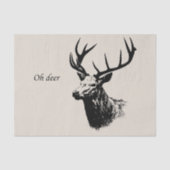 Oh Deer Reindeer Seidenpapier (Vorderseite)