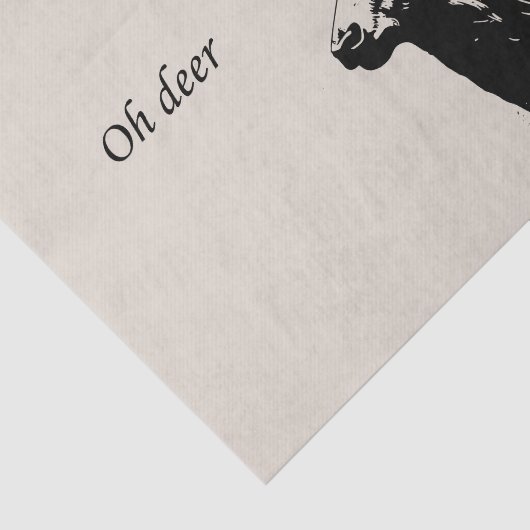 Oh Deer Reindeer Seidenpapier (Ausschnitt)