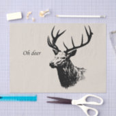 Oh Deer Reindeer Seidenpapier (Handwerk)