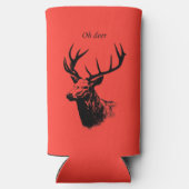 Oh Deer Reindeer Selters Dosenkühler (Rückseite)