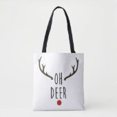 OH DEER Rentier Weihnachtsfest Tasche (Vorderseite)
