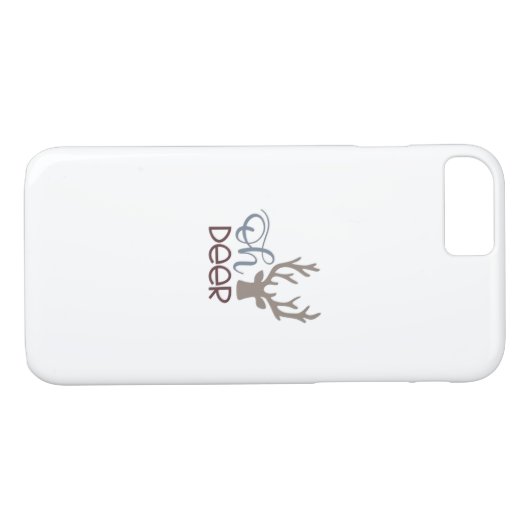 Oh Deer Retro Classic Design Case-Mate iPhone Hülle (Rückseite (Horizontal))