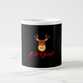 Oh Deer Retro Classic Jumbo-Tasse (Vorderseite)