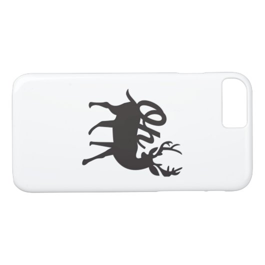 Oh Deer Retro Classic Vibe Case-Mate iPhone Hülle (Rückseite (Horizontal))