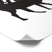 Oh Deer Retro Classic Vibe Poster (Ecke)