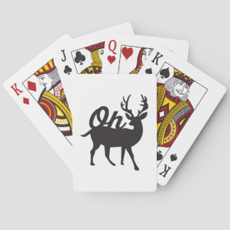 Oh Deer Retro Klassischer Stil Spielkarten