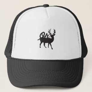 Oh Deer Retro Klassischer Stil Truckerkappe