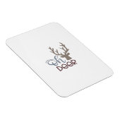 Oh Deer Retro Klassisches Design  Magnet (Rechte Seite)