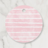 Oh Deer Rustic Spring Woodland Baby Dusche Geschenkanhänger (Rückseite)