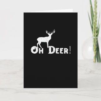 Oh Deer Saubere Grafikstyle Karte